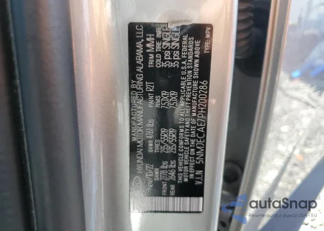 2023 Hyundai Tucson Limited z USA, uszkodzony, nr VIN 5NMJECAE7PH200286